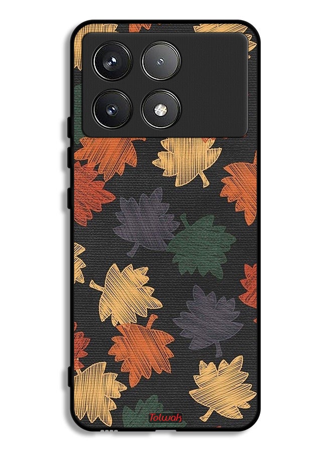 Tolwak Xiaomi Redmi K70 Protective Case Cover Autumn Leaves Art - Image 1