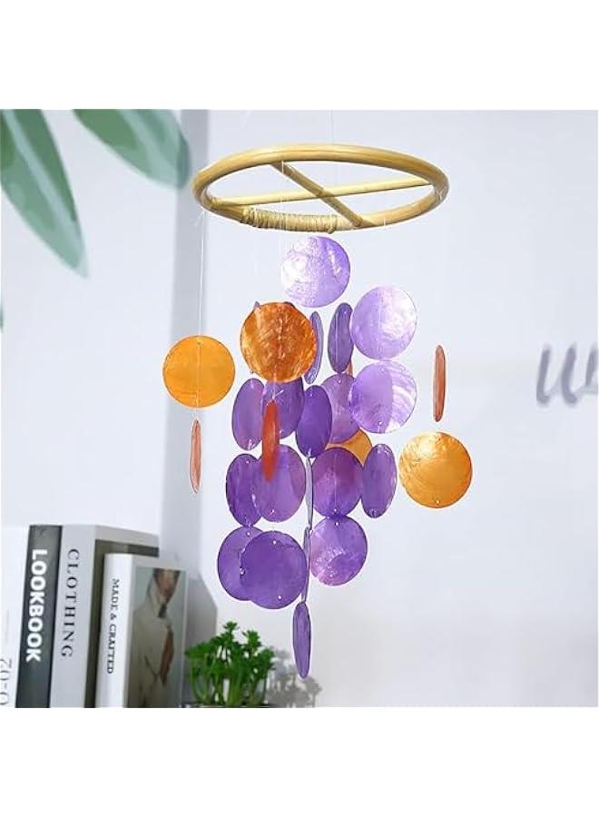 Wind Chime Circles, DIY Wind Chimes Long Lasting House Garden Wind Wind Chime Parts Transparent Top Circles of Wind Chime or Frames of Round Wind Chimes Patio Wind Chime Ring, Decorations  - Image 3