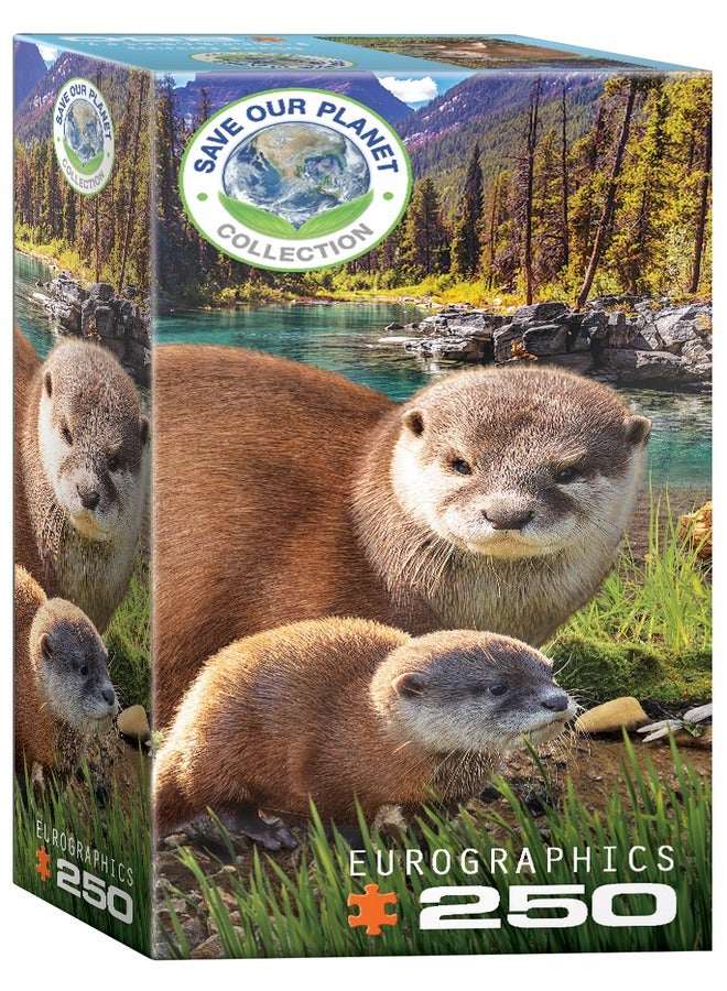 EuroGraphics Otters Save Our Planet250 Piece Puzzle - Image 1
