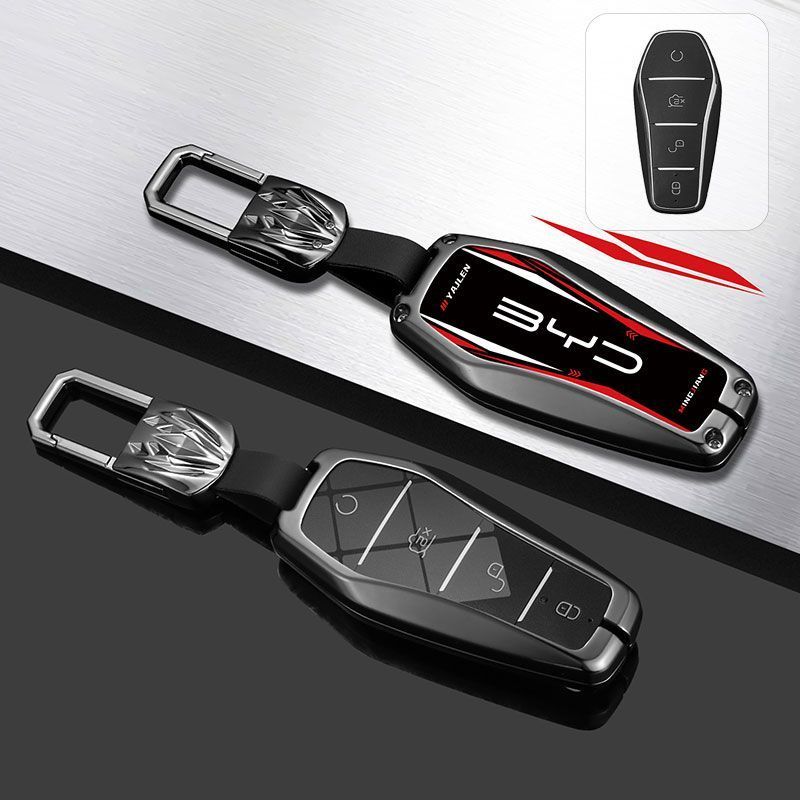 BYD Han Key Cover for 2023 Models - Compatible with Dolphin, Seagull, Song Pro, Yuan Plus, Tang, Qin Plus DMi, EV & Car Accessories - Image 1