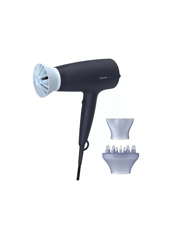 Philips 3000 Hair Dryer BHD360/23, 2 Years Warranty Black - Image 1
