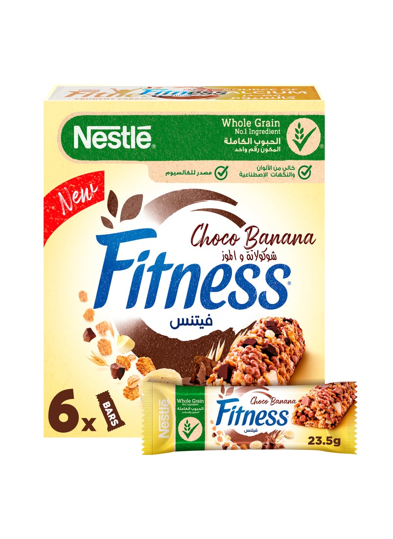Fitness Choco Banana Cereal Bar 141g  - Image 1