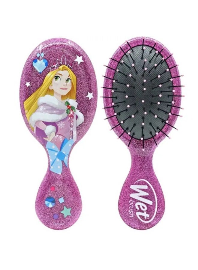 Wet Brush Disney Princess Rapunzel Mini Detangler Hair Brush – Pink Glitter - Image 5
