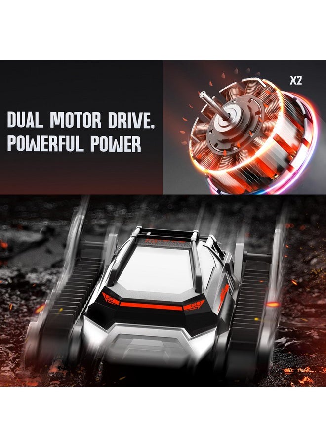 BEZGAR - Rc Tank - Amphibious Remote Control Car, 2.4Ghz Off-Road Remote Control Tank, All Terrain Crawler Rc Cars With 2 Rechargeable Batteries, Christmas Birthday Gifts Toys For Kids, Boys & Girls - Image 1