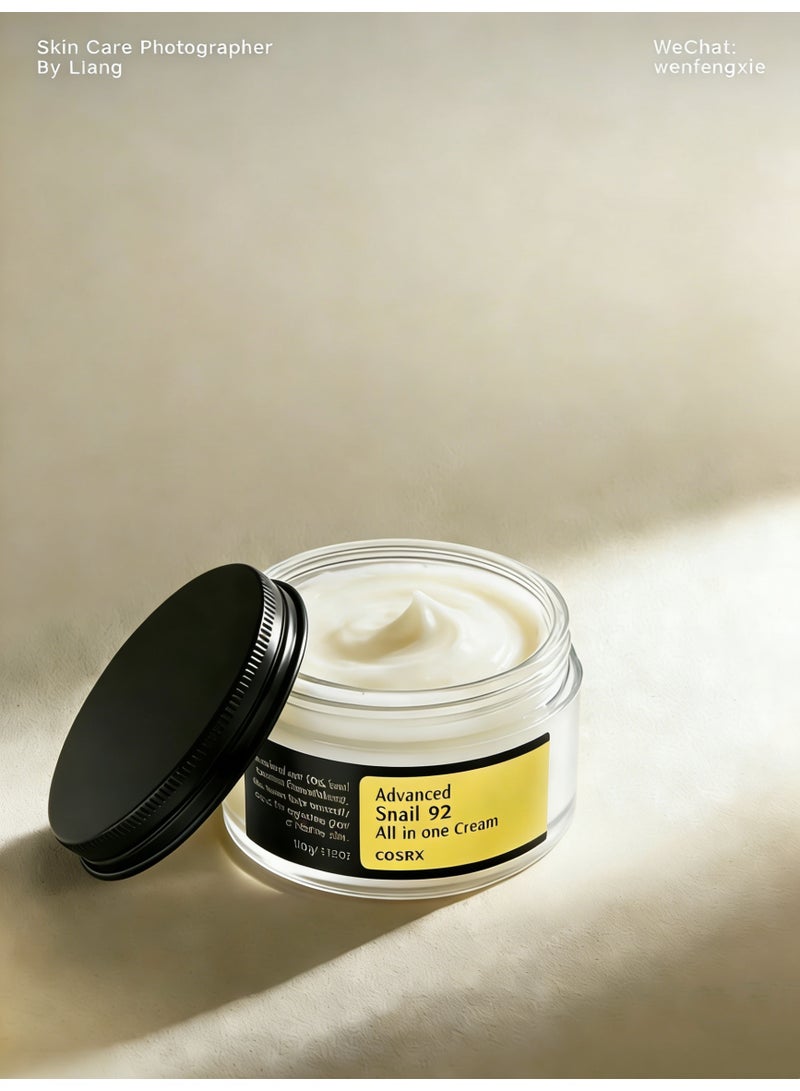 COSRX Official COSRX Advanced Snail 92 All In One Moisturizer 100g - 92% Snail Mucin Multi-Benefit Face Cream - Image 1