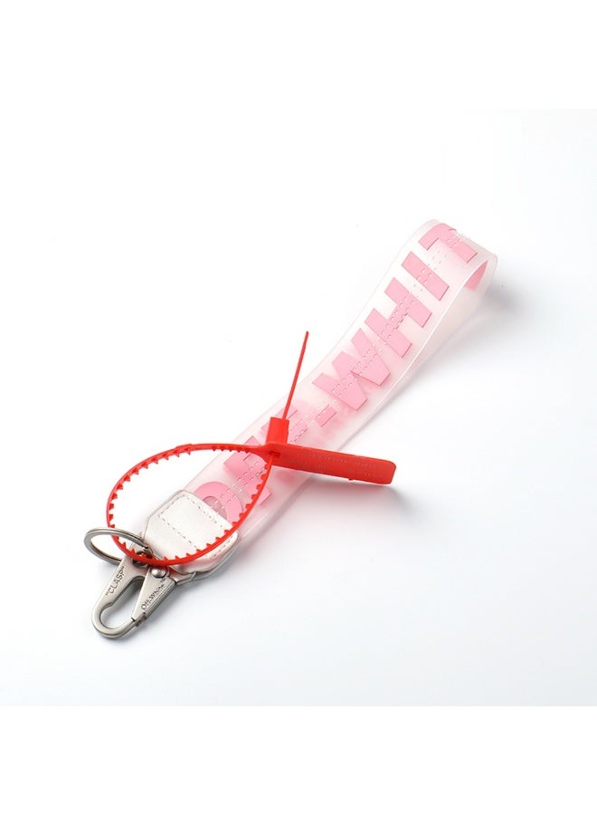 OFF-WHITE VPC material, street fashion, keychain, key ring, lanyard - Image 1