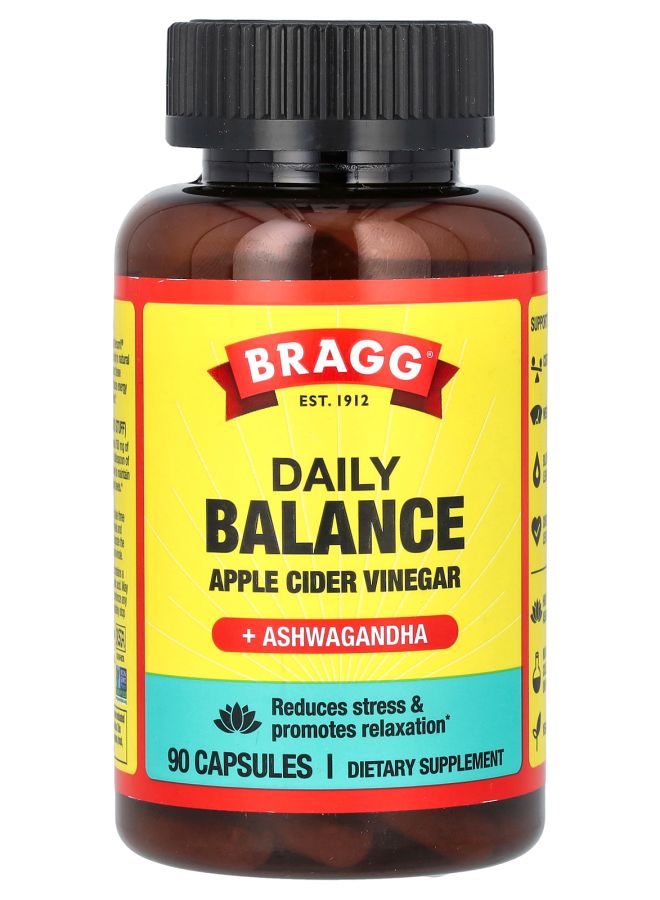 Daily Balance Apple Cider Vinegar + Ashwagandha 90 Capsules