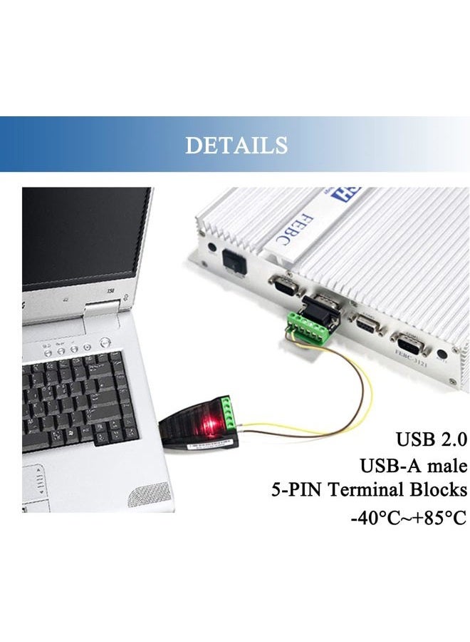 UOTEK محول واجهة UT-885 USB إلى RS-485/422 (محول تسلسلي USB إلى RS-422/485 بورت واحد مع حماية من ESD) - Image 5