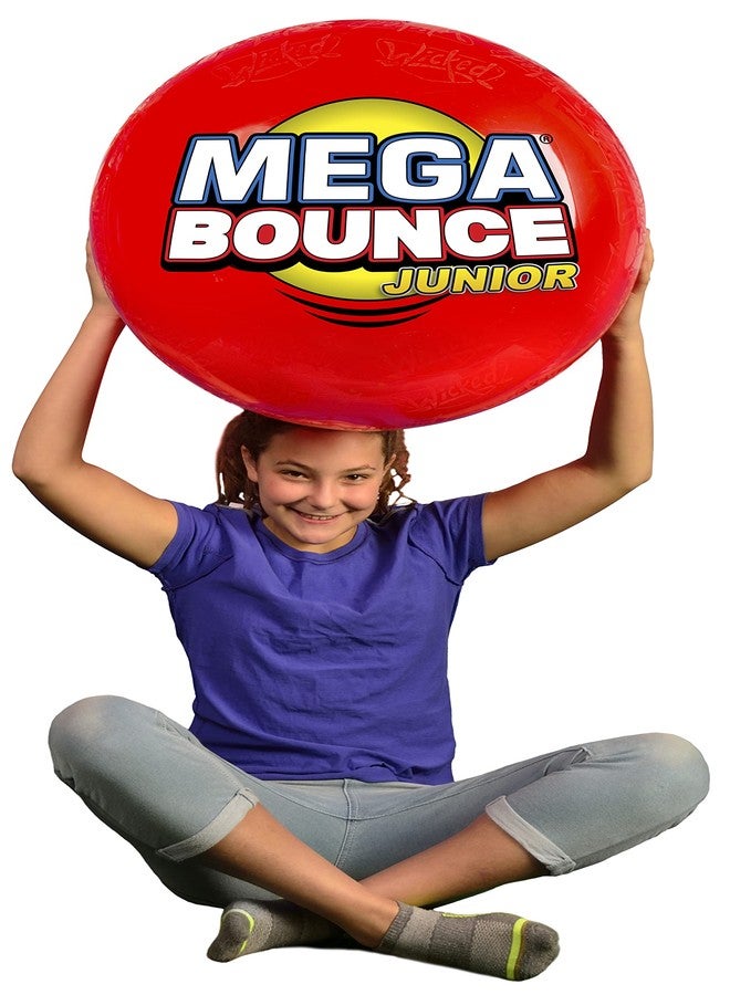 WICKED Mega Bounce Junior | The Huge Inflatable Bouncy Ball by Wicked Vision | 1.41 Metre Circumference | Foot Pump Included - Image 1