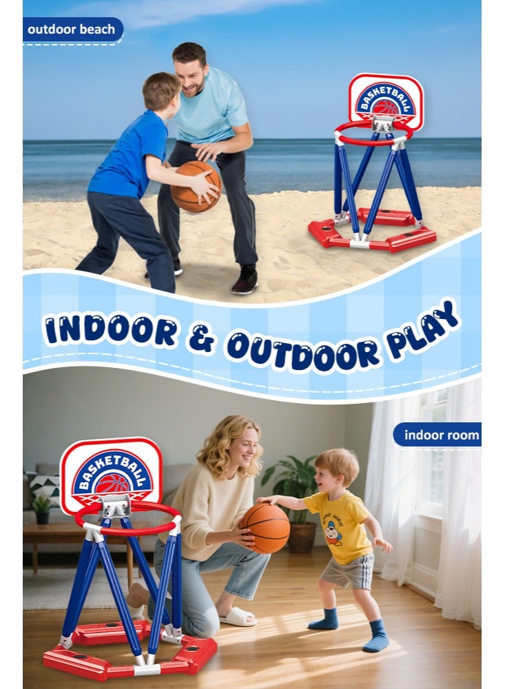 Forthcan Pool Basketball Hoop Toys,Swimming Floating Basketball Hoop Pool Game with Basketballs,Summer Outdoor Pool Water Play Toy - Image 4