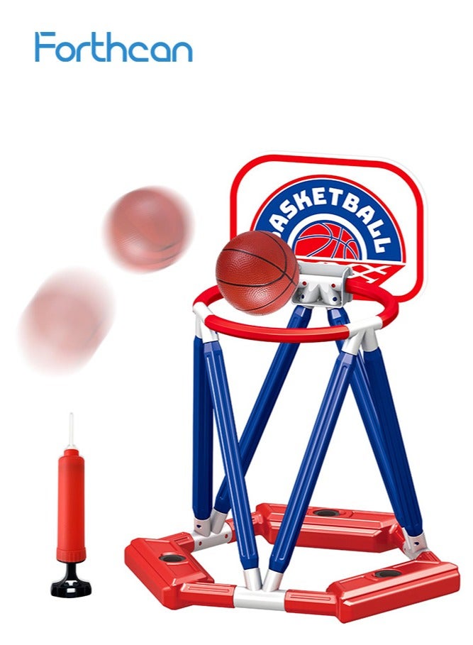 Forthcan Pool Basketball Hoop Toys,Swimming Floating Basketball Hoop Pool Game with Basketballs,Summer Outdoor Pool Water Play Toy - Image 2