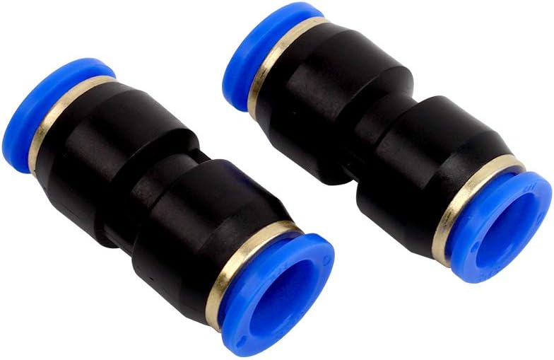 Sns 1/2" Tube OD Plastic Straight Union Pipe Tube Fitting Straight Pneumatic Connector(10 PCS) SPU-1/2 - Image 4