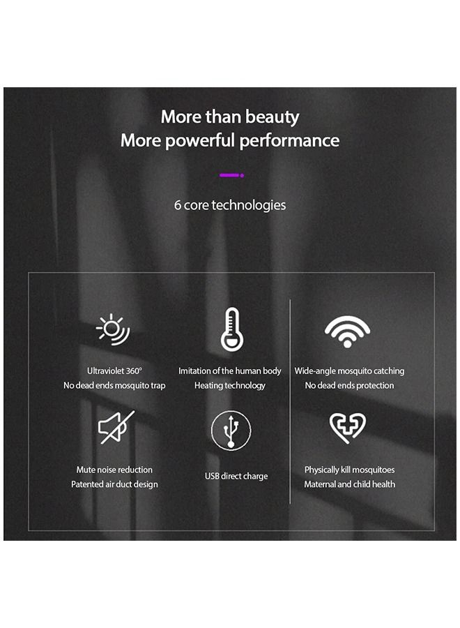 ياميم USB مصباح كهربائي قاتل الناموس مع ضوء ليد 5 وات - Image 3