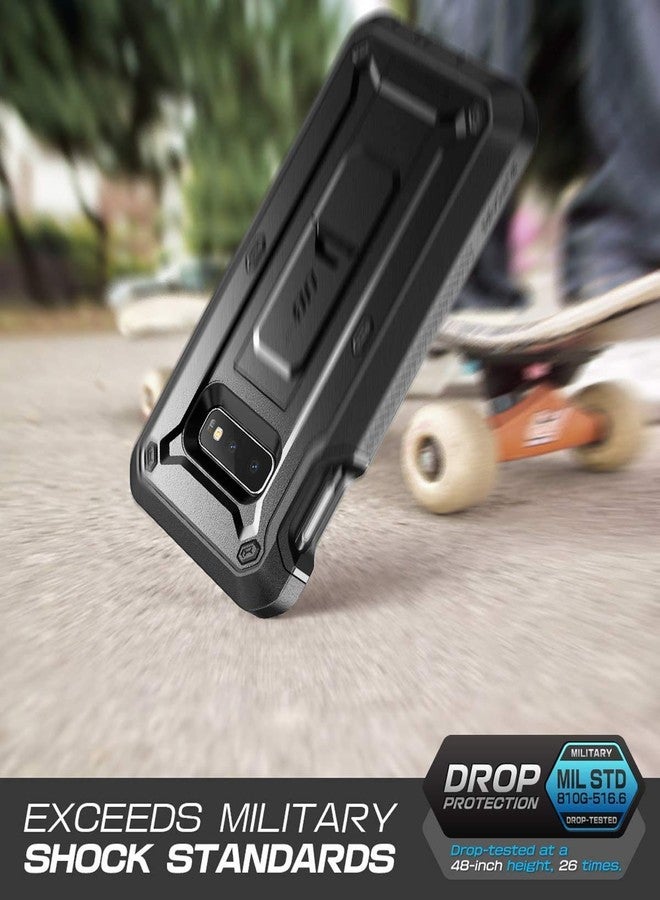 SUPCASE Unicorn Beetle Pro Series Designed for Samsung Galaxy S10e Case (2019 Release) Full-Body Dual Layer Rugged With Holster & Kickstand With Built-in Screen Protector (Black) - Image 4