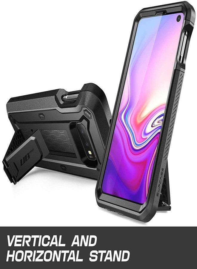 SUPCASE Unicorn Beetle Pro Series Designed for Samsung Galaxy S10e Case (2019 Release) Full-Body Dual Layer Rugged With Holster & Kickstand With Built-in Screen Protector (Black) - Image 2