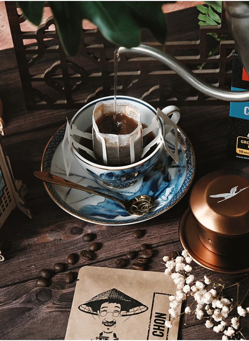 MR.VIET Mr. Viet "Chon"Ground Coffee10 drip bags by 10g  - Image 4