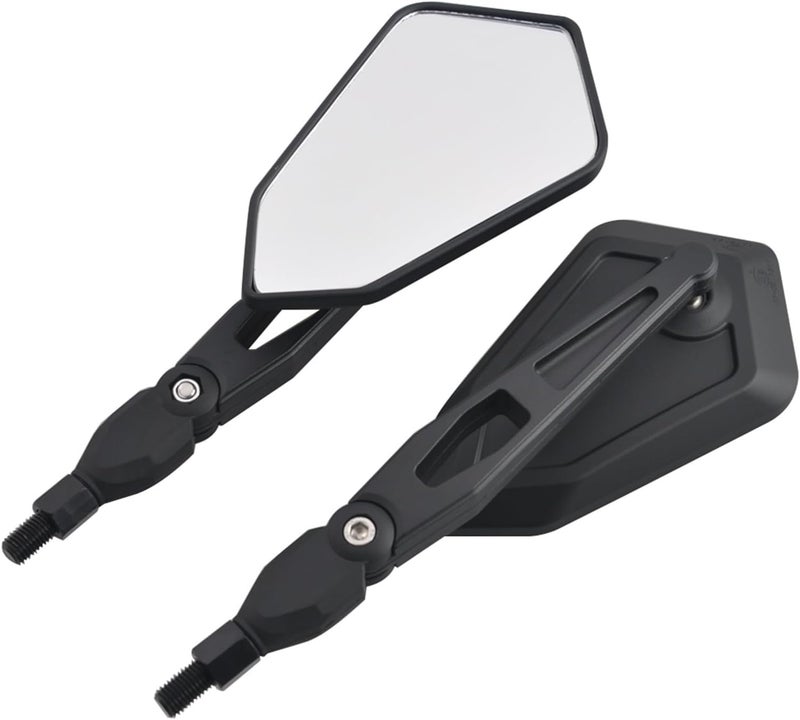 QASULER Universal Motorcycle Rearview Mirrors - Image 1