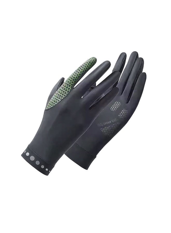 Outdoor open-fingered sun-protective gloves for use with touchscreens and driving Men - Image 1