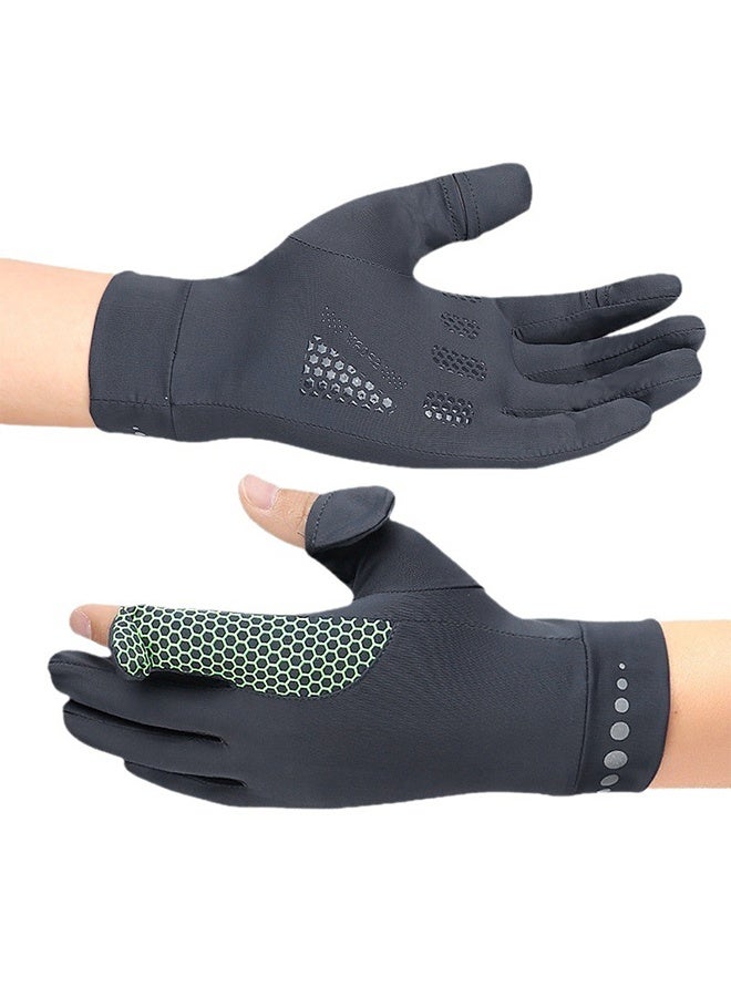 Outdoor open-fingered sun-protective gloves for use with touchscreens and driving Men - Image 3