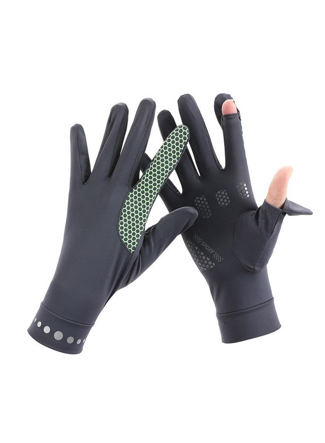 Outdoor open-fingered sun-protective gloves for use with touchscreens and driving Men - Image 2