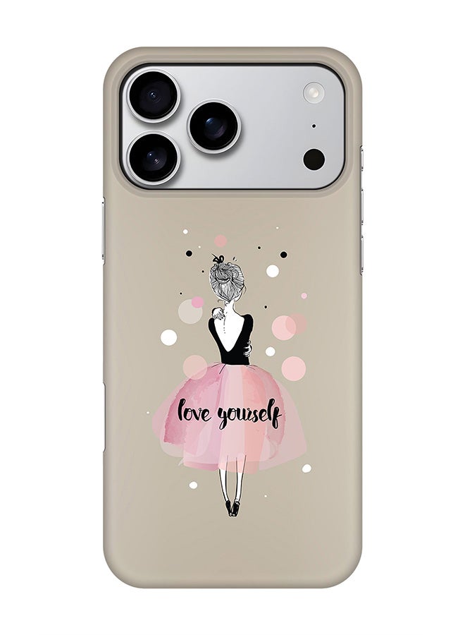 Stylizedd For iPhone 17 Pro Max,Case, [Compatible with MagSafe] Magnetic cover Slim fit Protection Matte, - Love Yourself