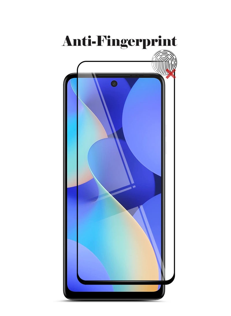 Techie 10D Full Cover 9H Hardness HD Tempered Glass Screen Protector for  Tecno Spark 10 Pro- Anti-Scratch, Anti-Fingerprint, and Bubbles Free Technology - Image 2