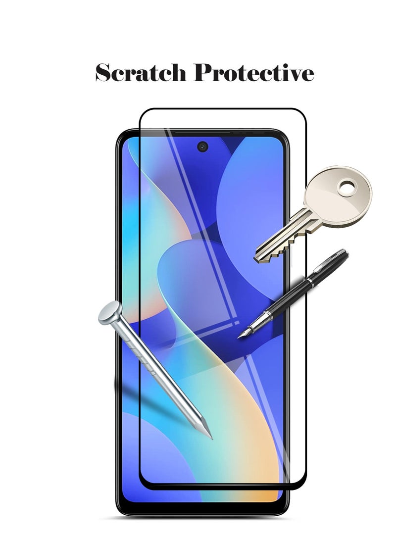 Techie 10D Full Cover 9H Hardness HD Tempered Glass Screen Protector for  Tecno Spark 10 Pro- Anti-Scratch, Anti-Fingerprint, and Bubbles Free Technology - Image 5