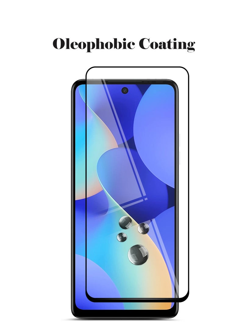Techie 10D Full Cover 9H Hardness HD Tempered Glass Screen Protector for  Tecno Spark 10 Pro- Anti-Scratch, Anti-Fingerprint, and Bubbles Free Technology - Image 3