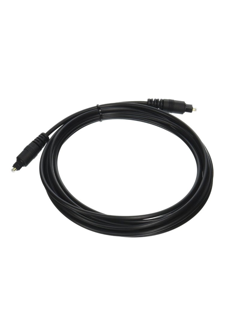 Digi Core كابل صوت رقمي من الألياف الضوئية بطول 3 أمتار Spdif 2X Toslink Plug كابل ألياف بصرية رقمي - Image 1