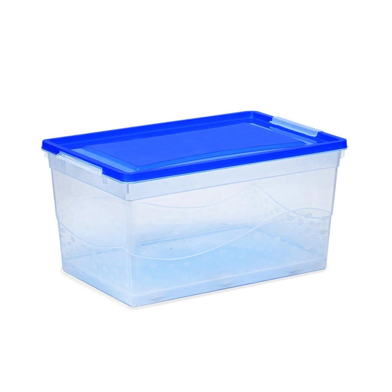 NILKAMAL Nilkamal 50 Litre Multipurpose Storage Box with Lid and Handles for Clothes Toys Household Items Kitchen and Stationery Rollers for easy movement 3Year Warranty  - Image 3