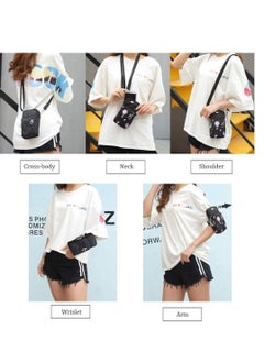 Y&D Cotton Woven Style Small Phone Bag Cellphone Case Crossbody Pouch Shoulder for iPhone 11 Pro Max Samsung Galaxy S10 Plus  - Image 2