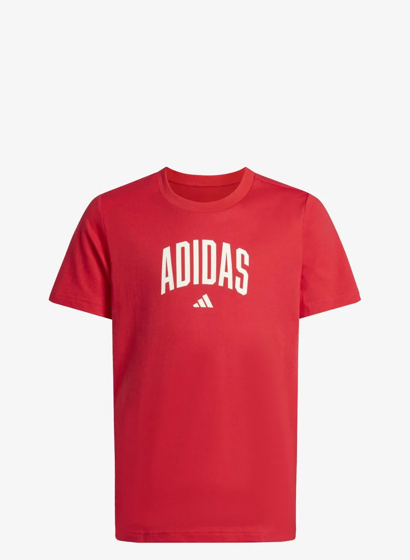 اديداس تيشيرت جامعي جرافيك للأطفال