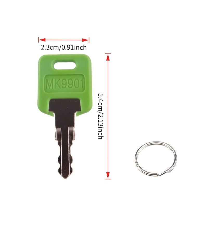 3pcs Silver RV Master Keys MK9901 6601 Replacement Keys Compatible with EF CF HF Code Series Locks for Camper Travel Trailer - Image 5