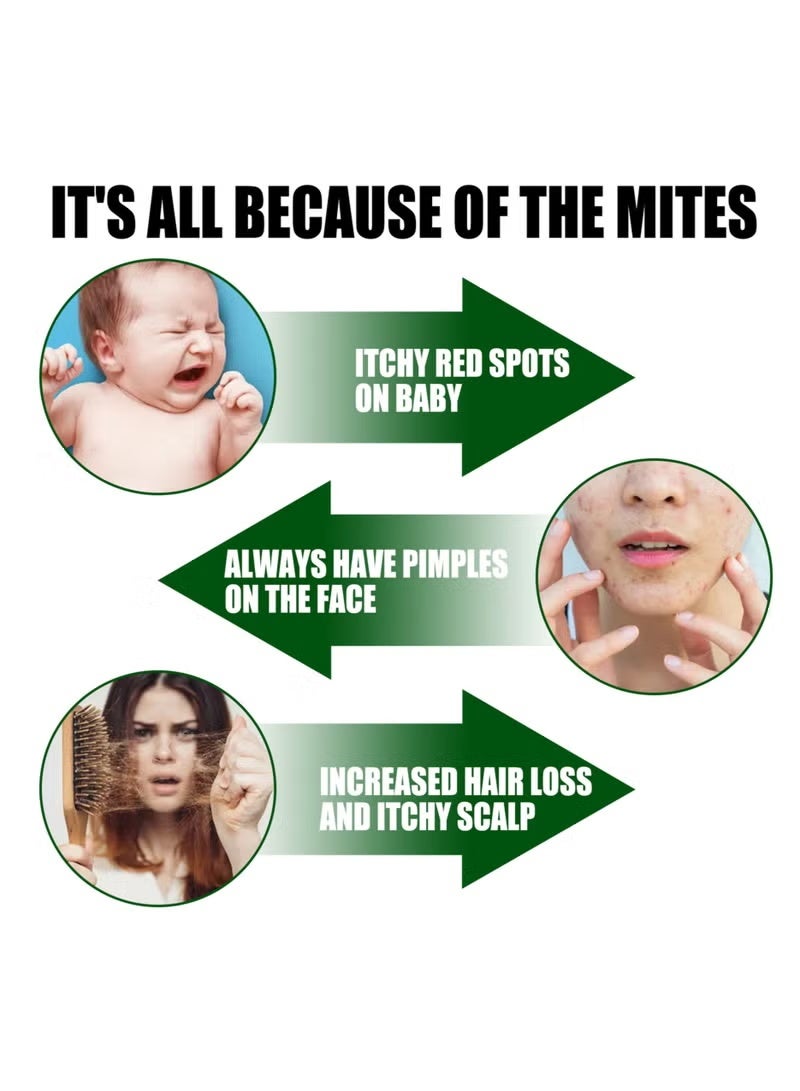 SOUTH MOON 2-Pack Green Prickly Ash Herbal Mite Remover for Bedding,Quilts,Sofas,Mites and Anti-mites，Eliminates Flea Bedbug Mite, Pet & Children Friendly 100ml,Natural Mite Spray - Image 4