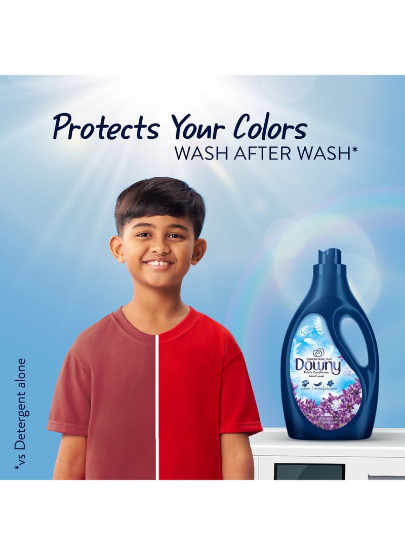 Downy Lavender & Musk, Fabric Conditioner, Concentrate Softener, With Colour Portection, More Softness and Long Lasting Freshness 1L - Image 2