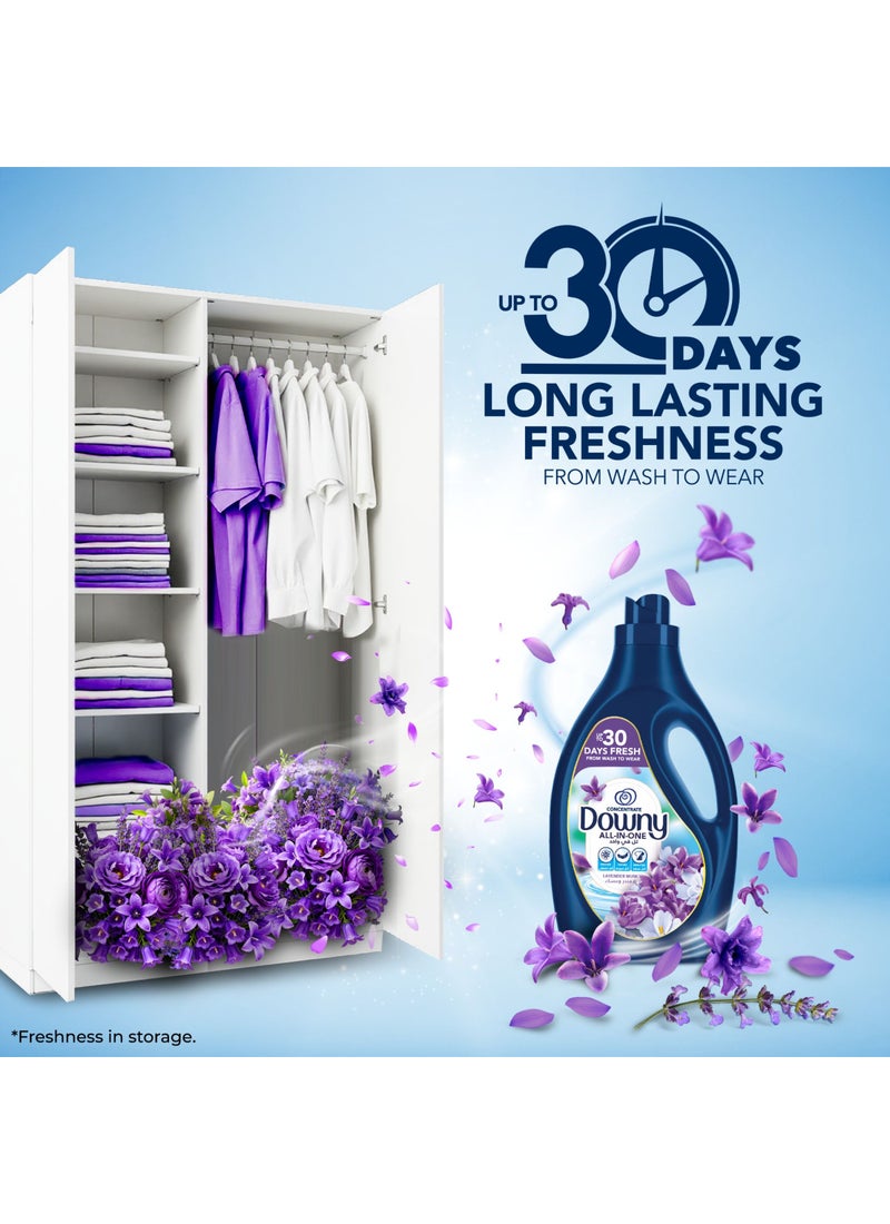 Downy Lavender & Musk, Fabric Conditioner, Concentrate Softener, With Colour Portection, More Softness and Long Lasting Freshness - Image 2