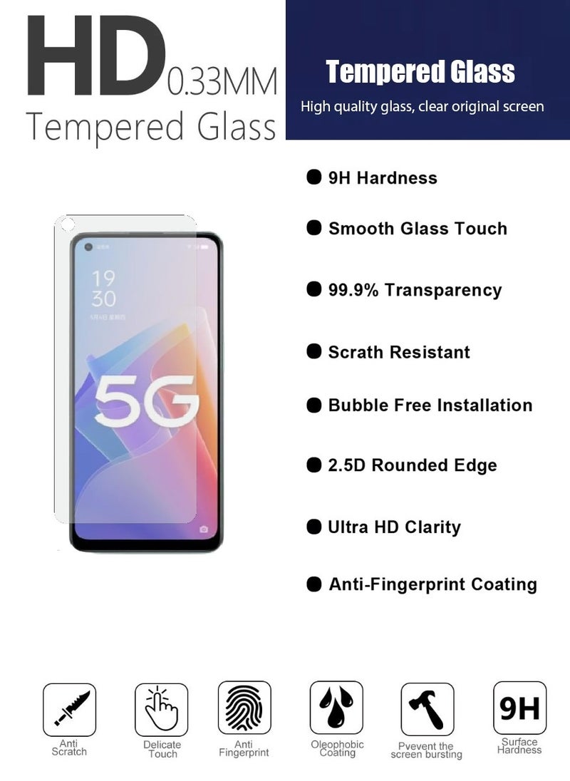 Super Tempered Glass Screen Protector Clear Designed For Oppo A96 5G Full Screen Coverage And Bubble Free - Image 5