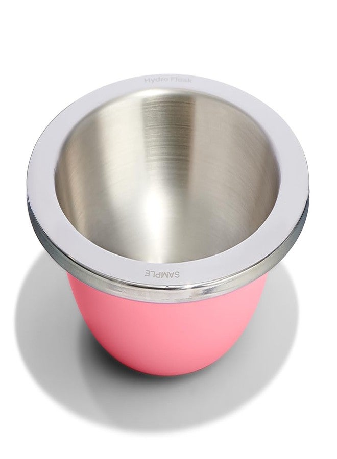 Hydro Flask Stainless Steel Kids Bowl- Dishwasher Safe, Stackable, Dinner Bowl in Dahlia Pink - Image 2