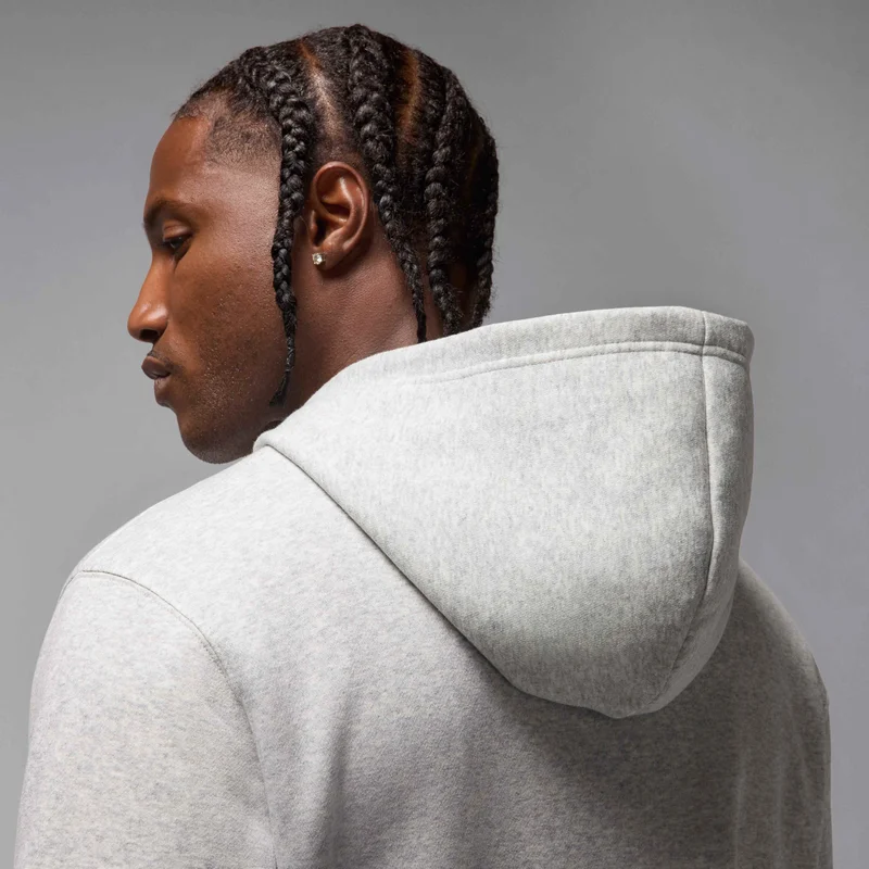 Jordan Grey Men's Jumpman Fleece Hoodie for Men | Best Price UAE