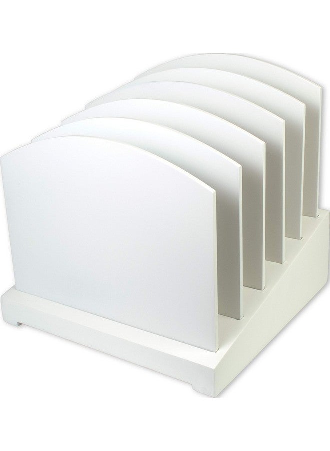Victor Pure White Desktop File Sorter 8.8" X 9.5" X 9.6" - Image 4