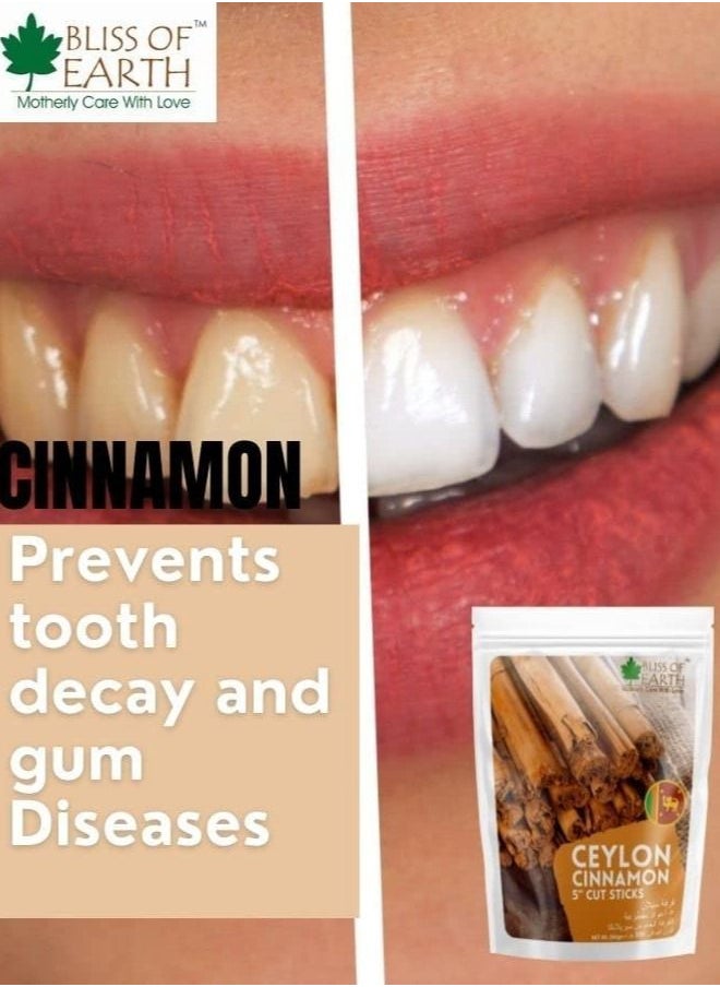 BLISS OF EARTH 400gm True Ceylon Cinnamon Sticks From Sri Lanka Whole Spice Dalchini  - Image 5
