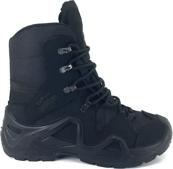 Scooter  1490 Daily Waterproof Men's Boots-Black Nubuck