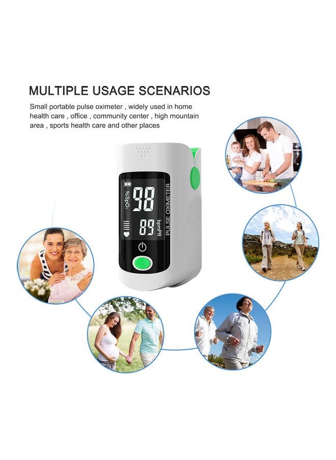 Fingertip Pulse Oximeter, Medical Pulse Meter, Portable with Digital Display for Home, Sports and Travel Use