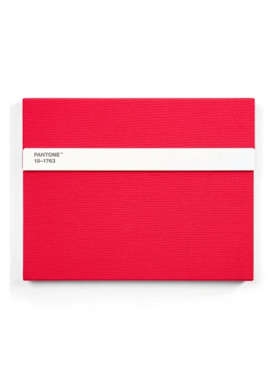 Pantone Creative Unlined Notebook with Pencil – Ideal for Ideas & Doodles – Red