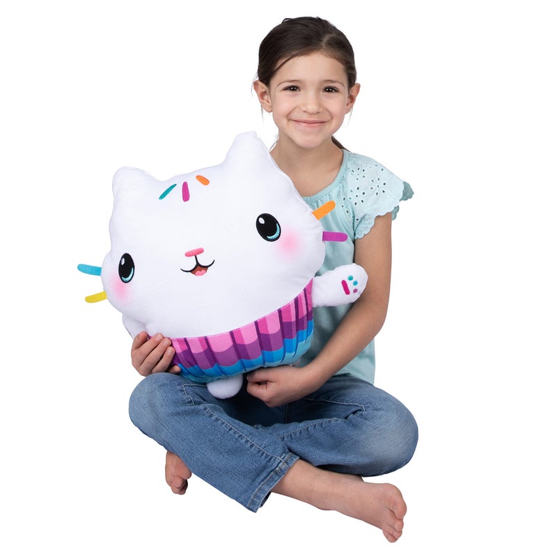 Franco DreamWorks Gabby's Dollhouse Cakey Kids Bedding Super Soft Plush Cuddle Pillow Buddy, By Franco, 17.5" x 15" x 5" - Image 1