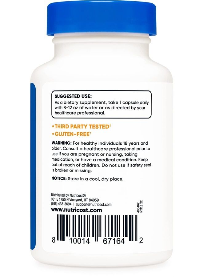Nutricost CoQ10 100mg, 60 Vegetarian Capsules, 60 Servings - Coenzyme Q10 - Image 2