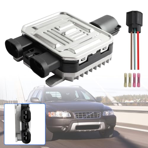 KAVIUS Cooling Fan Control Module Upgraded w/Connector Compatible with Volvo S60 S80 V60 V70 XC60 XC70 Compatible with Evoque Freelander II Compatible with Ford Mondeo Replace OE 940009402 940004204 - Image 4