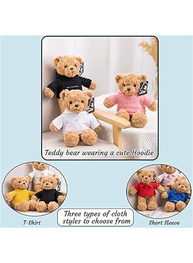 Personalized Gifts for Women Men Stuffed Bear Plush Toys with ized Text, Personalized Teddy Bear with T-Shirt as for  s Day Birthday (13 inch-Text+Photo)  - Image 3