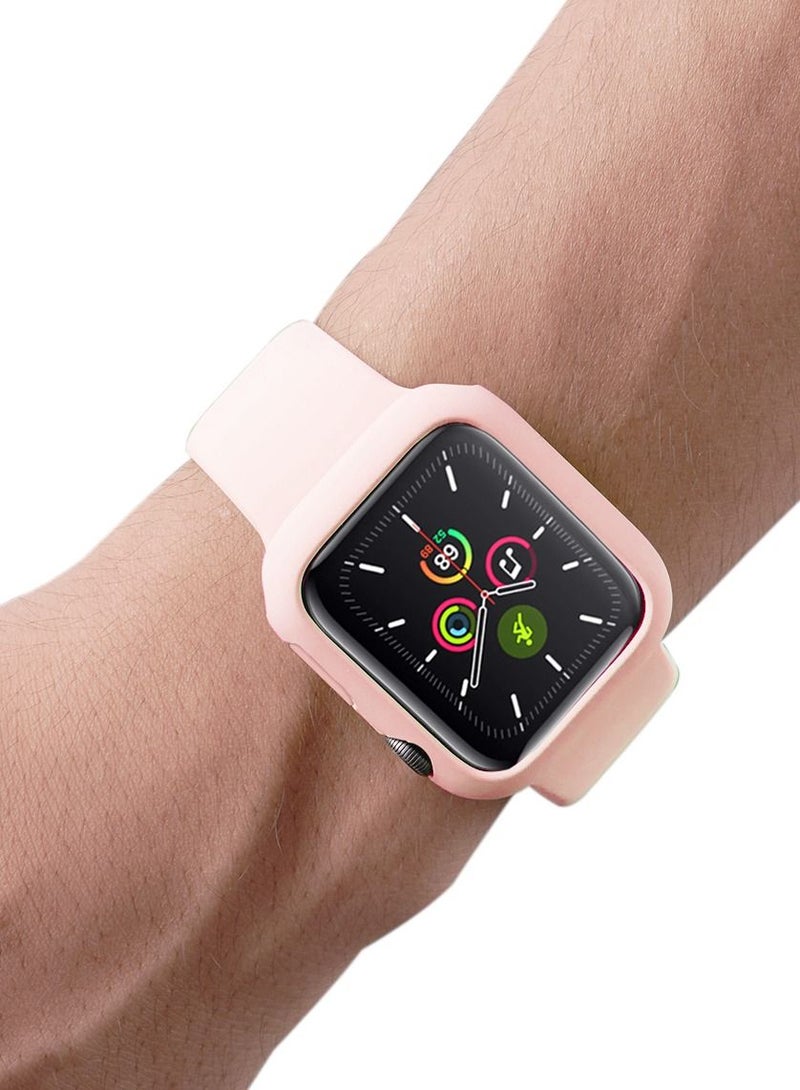 GULFLINK Silicone Watchbands 220mm Length with Protective Case Cover for Apple iWatch 7 45mm - Image 4