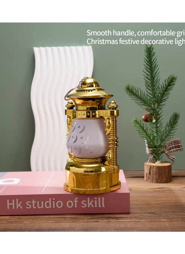 co arma - Small golden Ramadan lantern, 2 pieces - Image 1